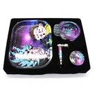 With Ashtray Complete Package Of Matching Rolling Tray Set With Ashtray And Grinder