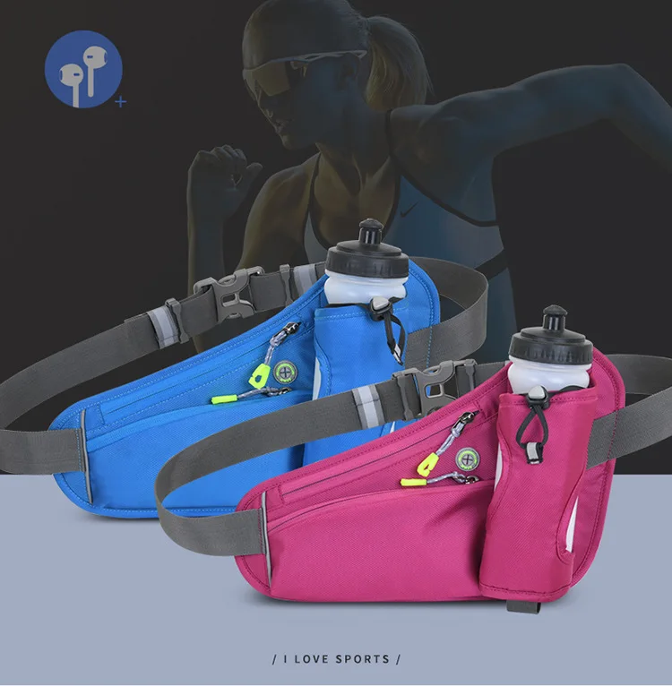 Travel fanny pack jogging accessories odm oem ultra light running bag custom printed logo water bottle belt sports Travel fanny pack jogging accessories odm oem ultra light running bag custom printed logo water bottle belt sports