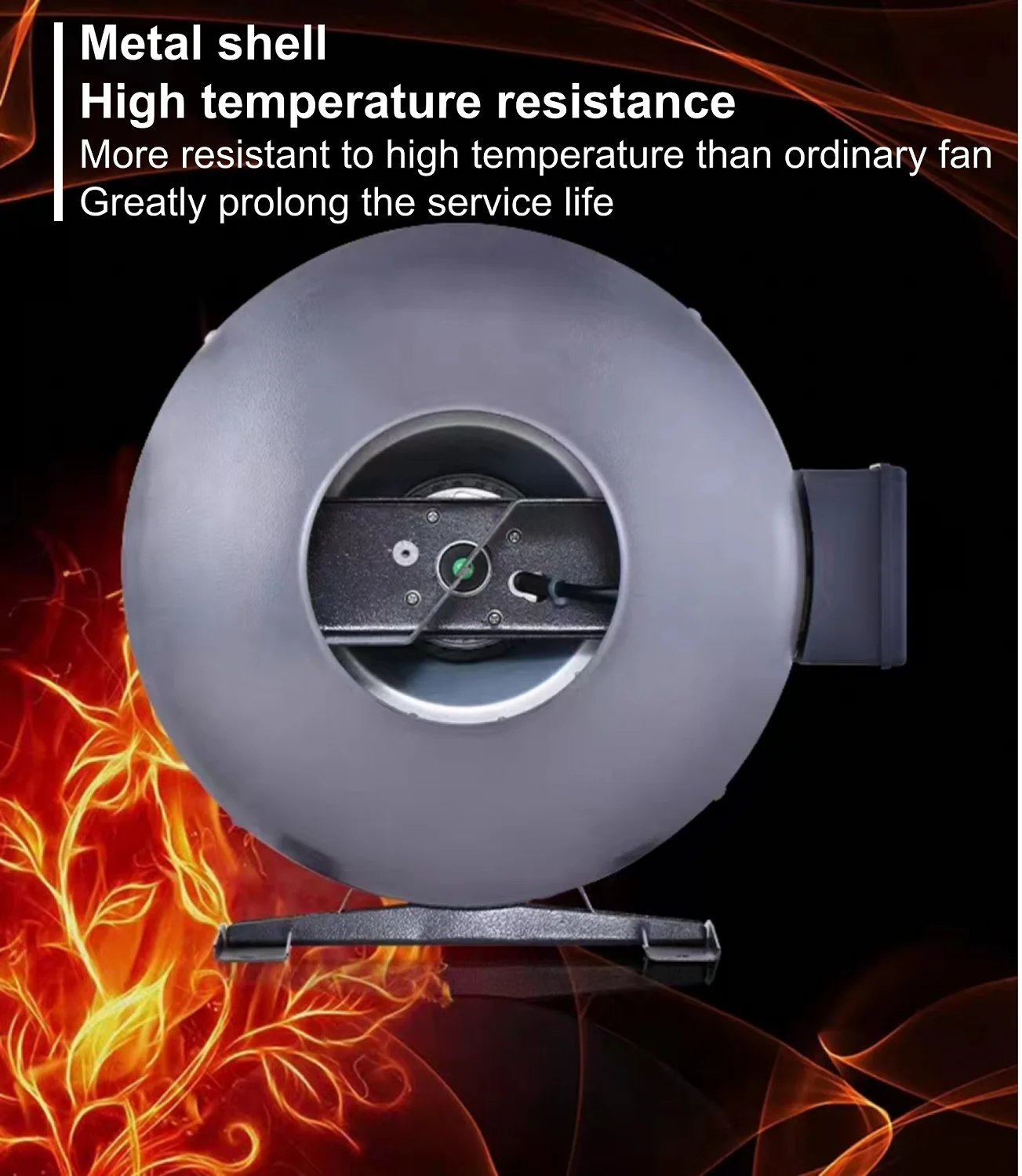 Fulude Circular Pipe Fan, Roof, 220 V, Stainless Steel - detail 14