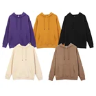 Plain Hoodies Hoodi Plain Custom Logo Low MOQ French Terry Plain Hoodies Men