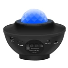 Galaxy Dropshipping LED Sky Lights Nebula Ocean Wave Projector Galaxy Night Lamp With Wireless Speaker