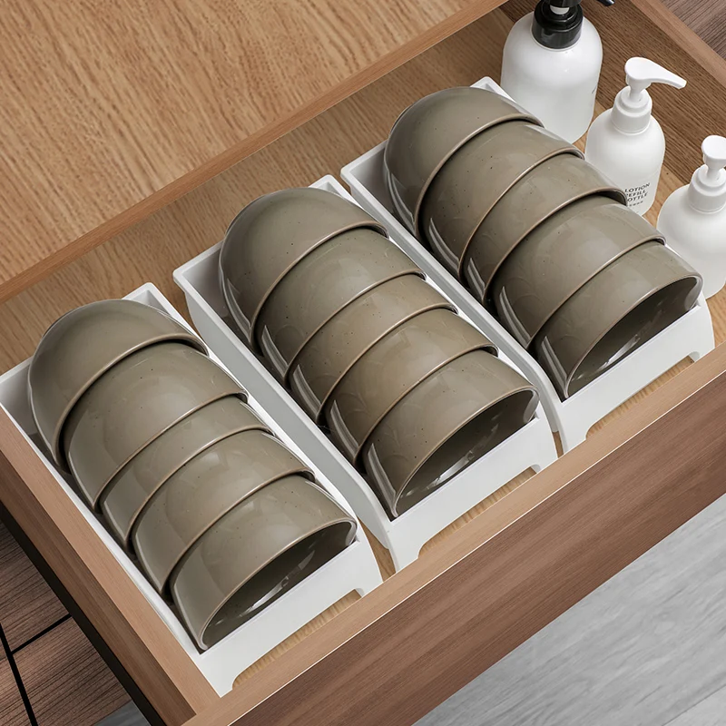 Kitchen Counter Cabinet Cupboard Organizer Reusable Seasoning Holder Plastic Plates Bowls Dish Drainer Storage Dying Rack