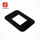 Glass Custom Size 4mm Black Ceramic Frit Glass Price Tempered Safety Glass Panels