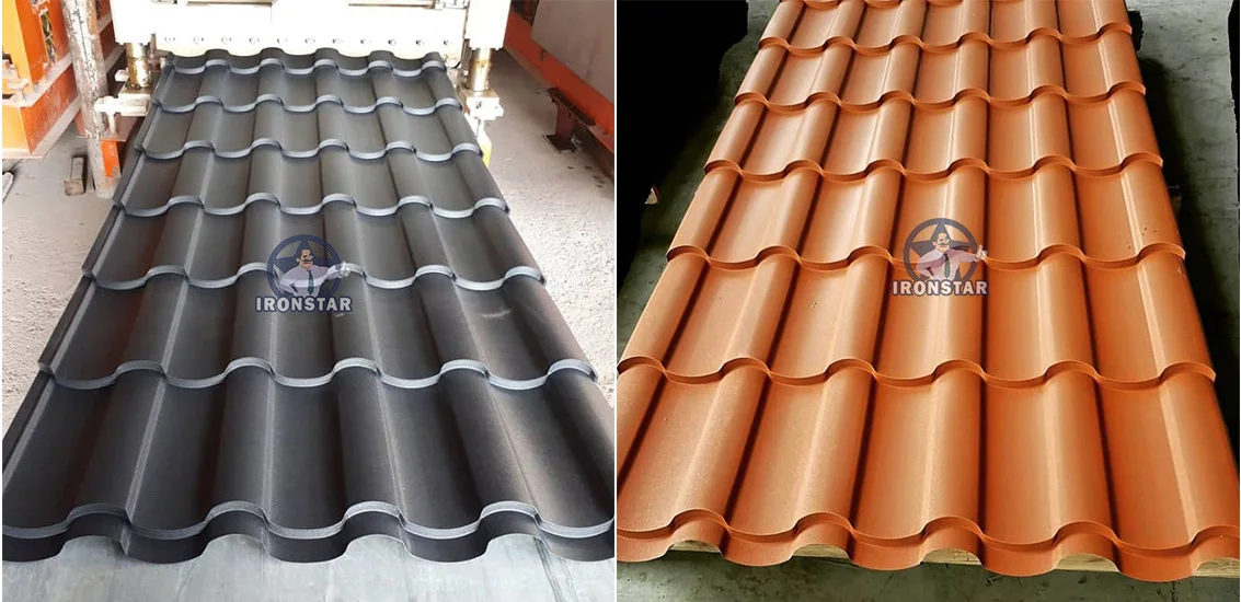 glazed clay roofing tiles