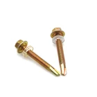 Wholesale Price Carbon Steel Yellow Zinc Plated Self Drilling Screws DIN7504K
