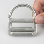 Ring Metal Ring High Strength Metal Safety D Ring Stamped Zinc Plated Adjustable Steel D Ring