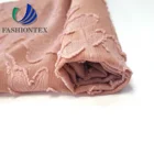 Fabric Fashiontex Silver Lurex Clipped Flower Crepe Chiffon Fabric 100% Polyester Fabric Yoryu