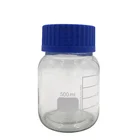 Glass Bottle With Cap 1000ml Laboratory Wide Mouth Glass Reagent Bottle With Cap