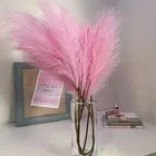Wedding 18 Branches Large Stem Full Fluffy Plume Artificial Pampas Grass For Wedding Decor