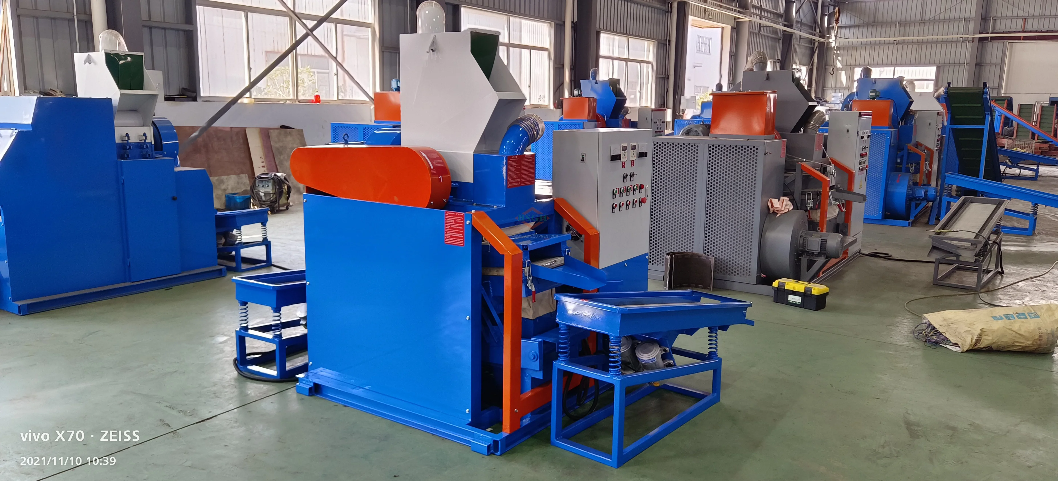 High Efficiency Scrap Copper Cable Wire Granulator Machine Copper