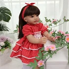 Tie Dye Soft New Style Dolls Dressed Tie Dye Clothes 24 Inches Soft Reborn Dolls