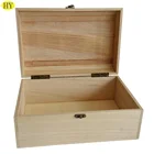Box The Wooden Box Custom Wooden Big Storage Box Treasure Chest Made In China Large Unfinished Wooden Box