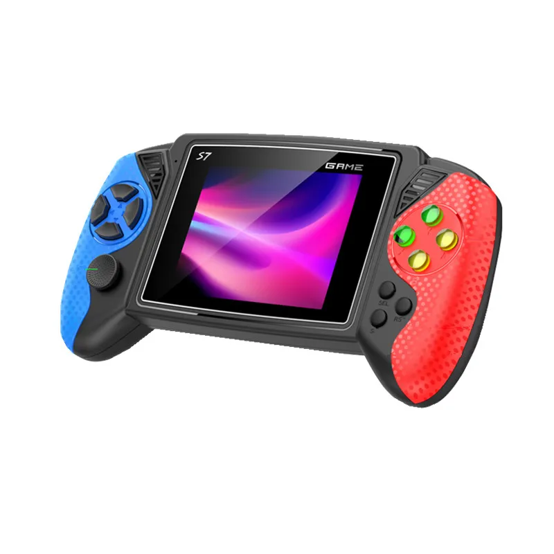 new S7 video classic gaming player with 620 games portable retro handheld game console for child