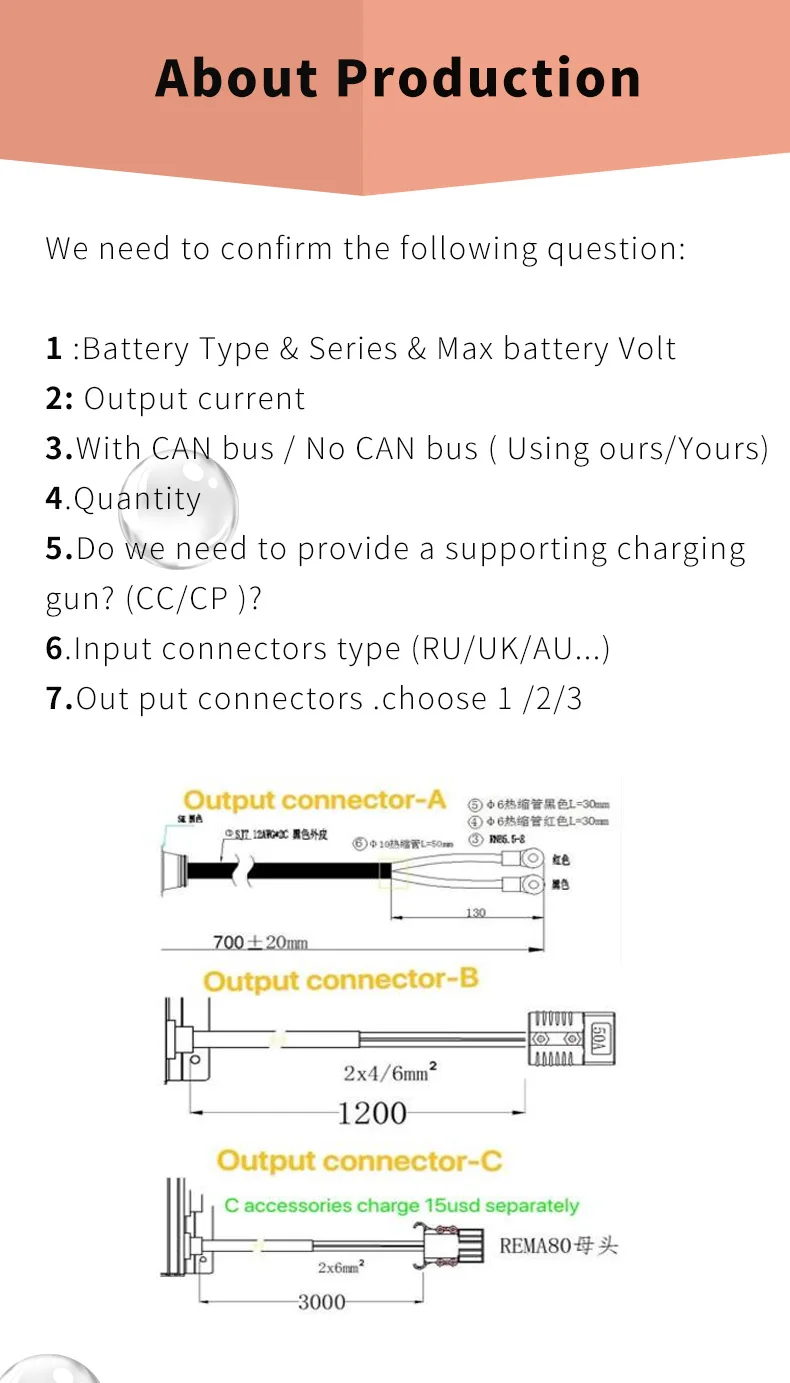 3.3KW EV Electric Vehicle Onboard Lithium Battery Charger 48V