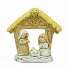 White Bethlehem 3 Inches White Nativiy Figures Set Holy Family Figurine Set Christmas Statues