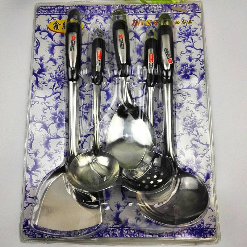 New Arrival 5PCS Heat Resistant Stainless steel Kitchen Cooking Ware Set  Cooking Utensils