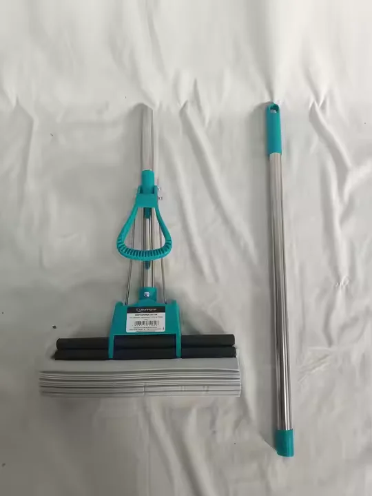 Self-Squeeze Drying PVA Sponge Mop Push and Pull Home Floor Cleaning Easy to Clean