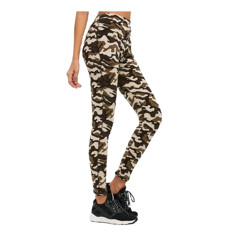 Ky Elastic Waist Army Green Camouflage 