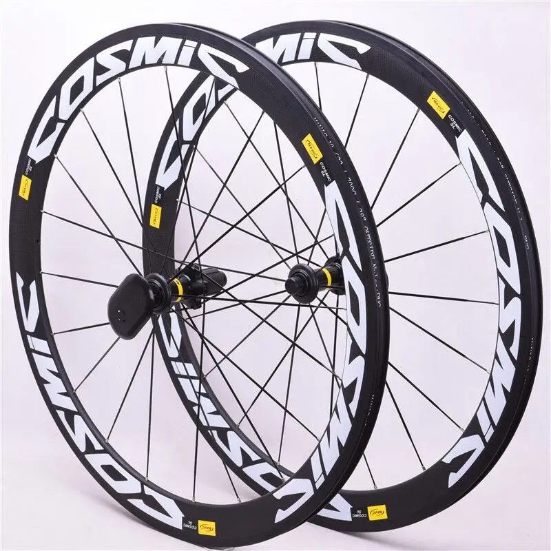 700c Cosmic Carbon Road Wheels 38 50 60 88mm Clincher Rims V Disc Brake