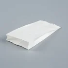 Kraft Customize Paper Pouch White Kraft Ziplock Clear Window Pouches Paper Bags Custom Logo