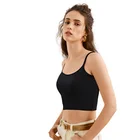 Women's Vest Factory Wholesale Multi-Colored 47.5% Viscose Comfortable And Breathable Women'S Vest Crop Top