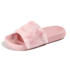 New Ladies Fashion New Style Winter Home Fluffy Slippers Designer Ladies Fashion Fur Slippers Women's Slippers