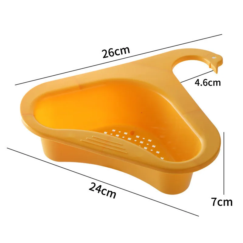 Hot Sale Swan Drain Basket Sink Multi-Functional Hanging Filtering Draining Rack for Kitchen