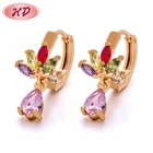 Earring Earring Drop Trendy Lotus Indian Jhumka Gold Filled Fancy Circle Bridal Earring 2021 For Party Girls