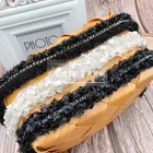 Border Lace Border Ribbon Lace Accessories Clothes Neckline Collar Decoration Black Lace Fabric