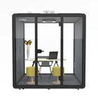 Office 8.73 CBM Acoustic Insulation Soundproof Meeting Pod Co-working Space Meeting Room Office For 4 Person