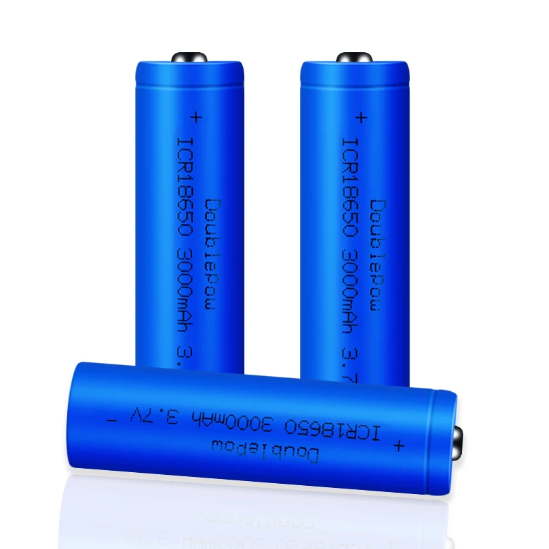 Rechargeable Battery 18650 Battery Rechargeable Li-Ion Battery 3.7V 2000Mah 3.7V 2Pcs 