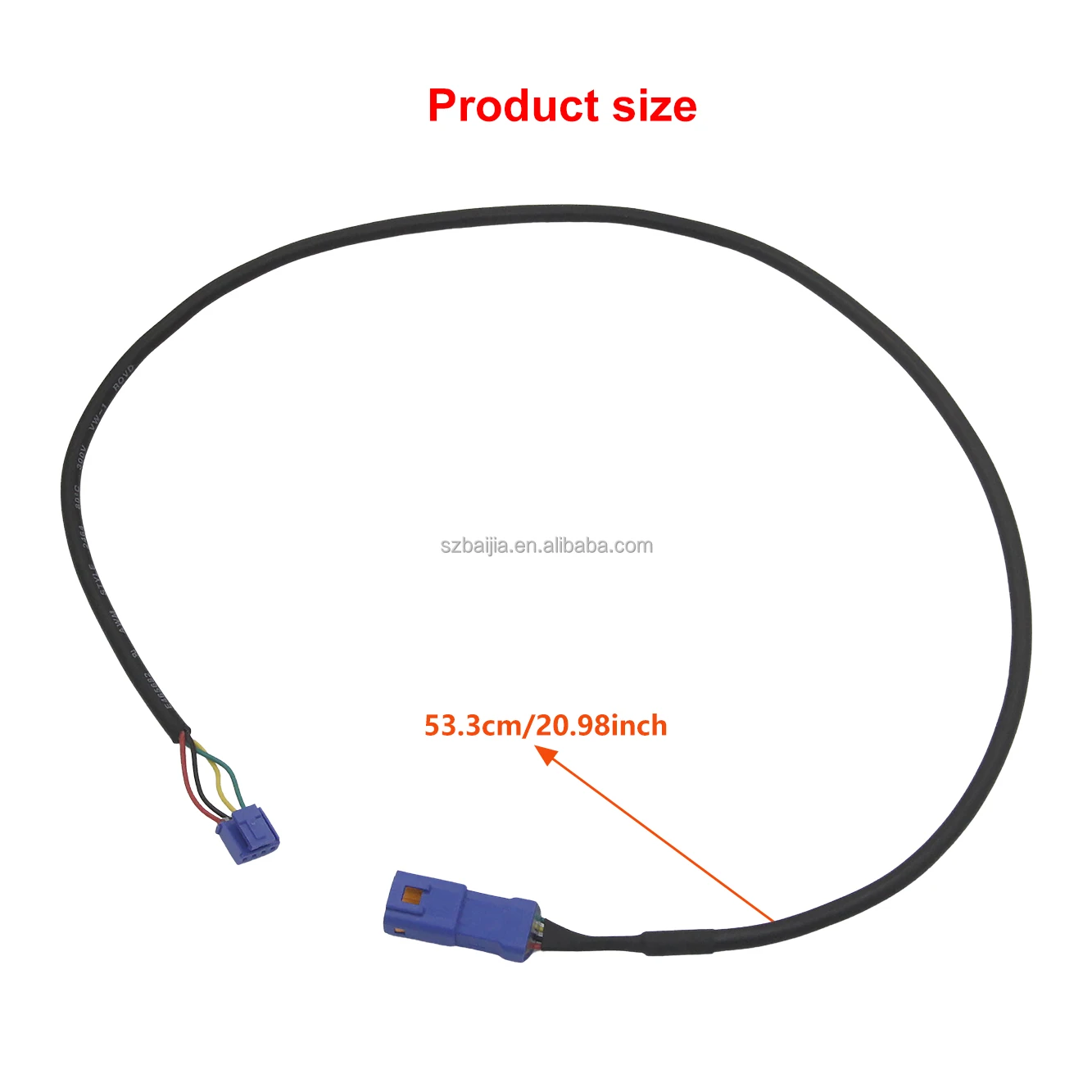 orignal ZT3 pro Male to Female Waterproof front Right turn signal wire for ZT3 pro electric scooter parts