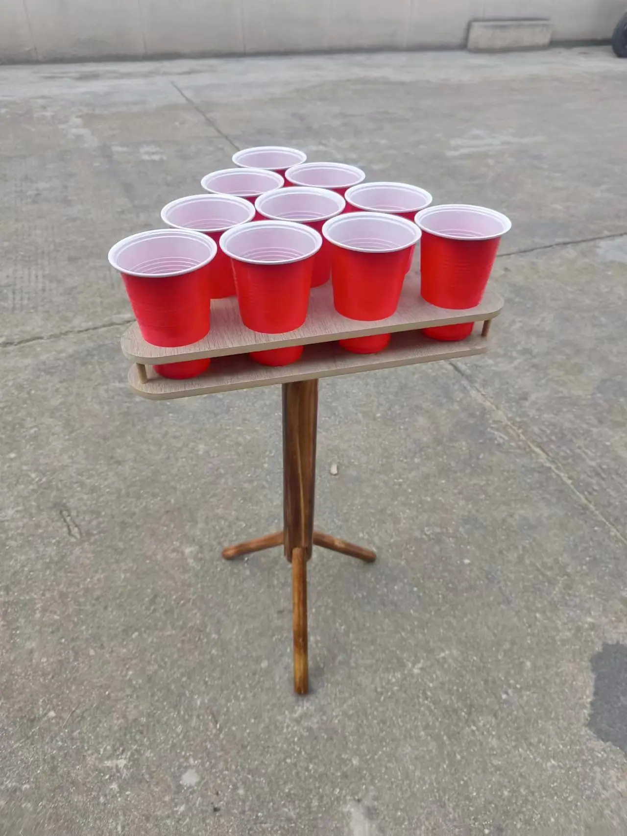 18oz 510ml Plastic PS Custom Logo Beer pong Printed Beer Pong Set Plastic Cups Colored Cups Drinking game