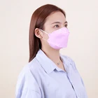 Yes New Fashion Low Price Non-woven Safe Disposable Fish Type KF94 Mask Cubrebocas Kf94 Color