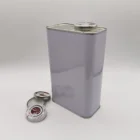 Can Factory Direct Sale 4L Rectangle Empty Tin Can Metal Paint Can