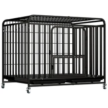 High Quality Metal Dog Cage Pet Reinforced Square Tube Enclosure Suitable For Heavy Duty Pet