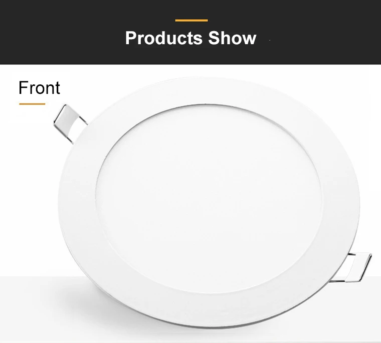 YOUWIN Round Recessed ultra slim 3W Isolated Driver LED ceiling panel light for Dining room