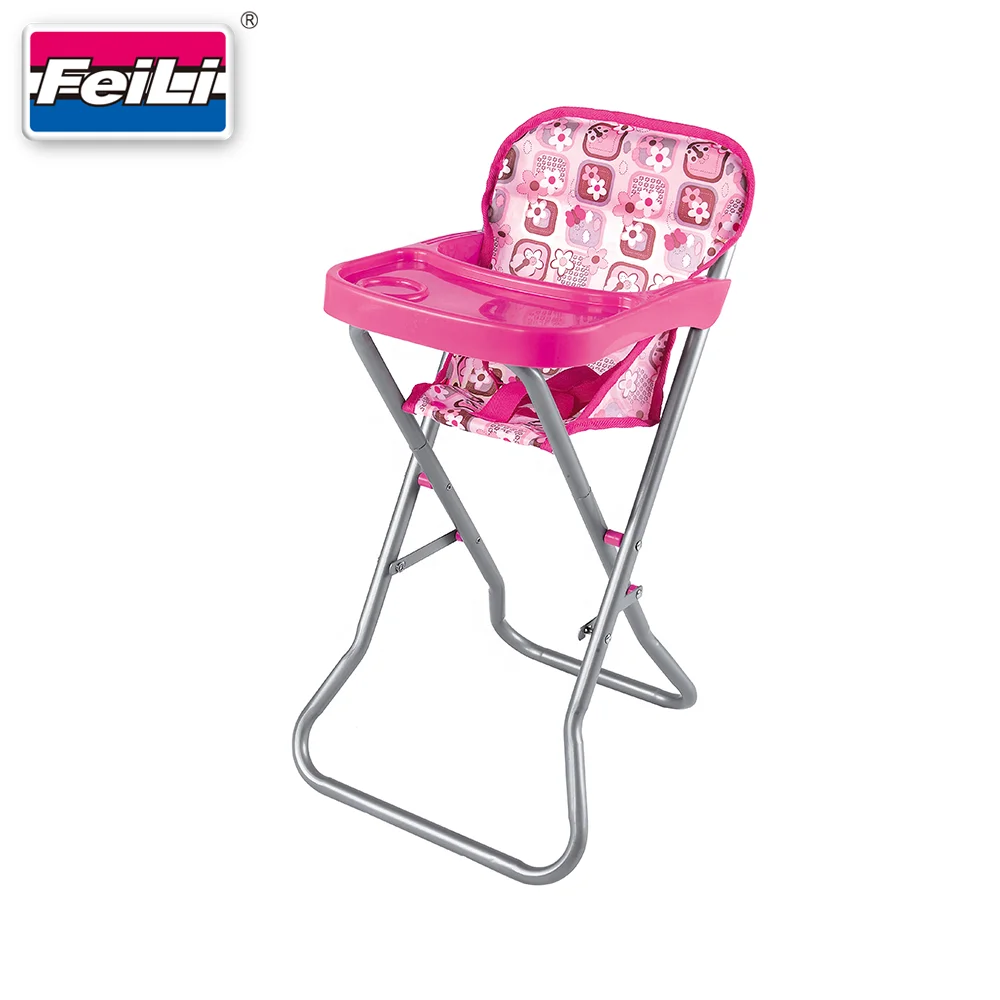 Fei Li Toys FL8168 lovely baby doll highchair with dinning table doll furniture toys
