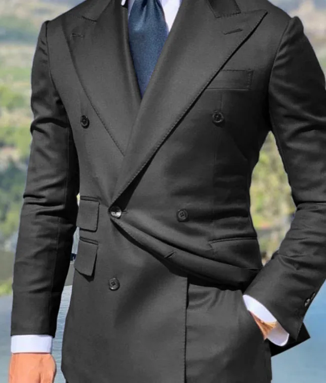 Professional Manufacturer Class Single Button Party Formal Gentleman Business Dress Plus Size Big Man Suit For Men