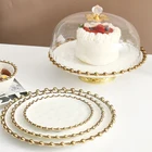 Hot Selling Good Quality European Ceramic Afternoon Tea Set Dessert Plate Pasta Steak Dinnerware Set