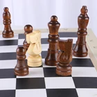 Home Desktop Chessboard Foldable Games OEM Orders Wooden Chess And Backgammon Family Game