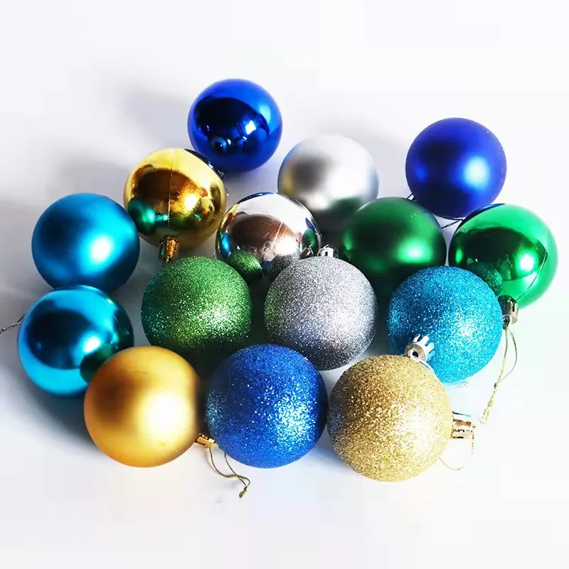 24 piezas 3CM bola de Navidad, colgantes de árbol, adorno de plástico bola colgante decoración Navideña 24 H1ee0e14525be455a909147ea90765168e