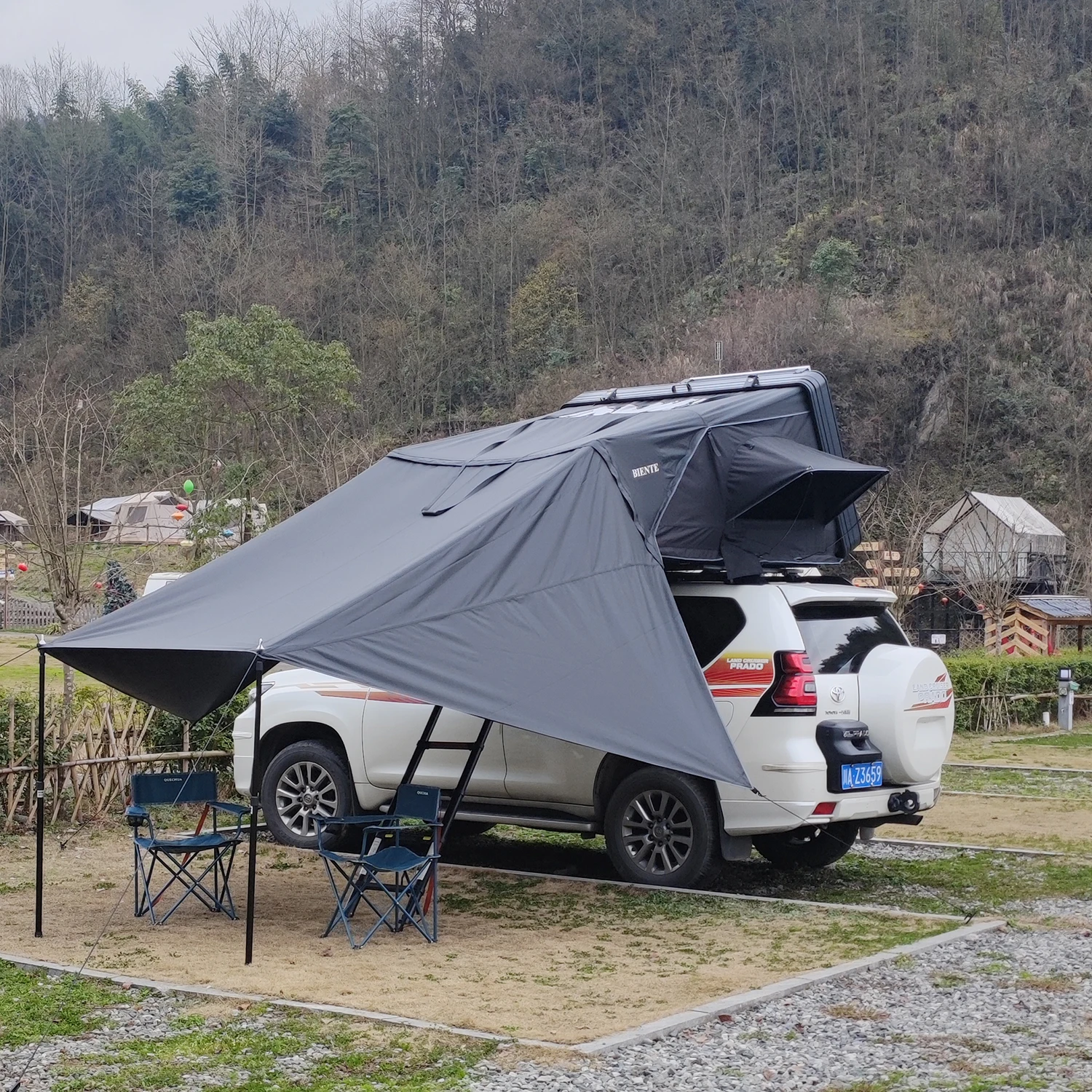 Quick Automatic Opening Four-season UV Protection Side Open Roof Tent Hardshell Car Rooftop Tent