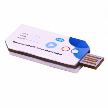 Single Use Usb Temperature Humidity Recorder Bluetooth Temperature Data