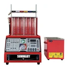 Summary 6 Cylinder Ultrasonic Fuel Injector Cleaner Tester Gasoline Auto Injector Cleaning Machine For Car Motorcycle