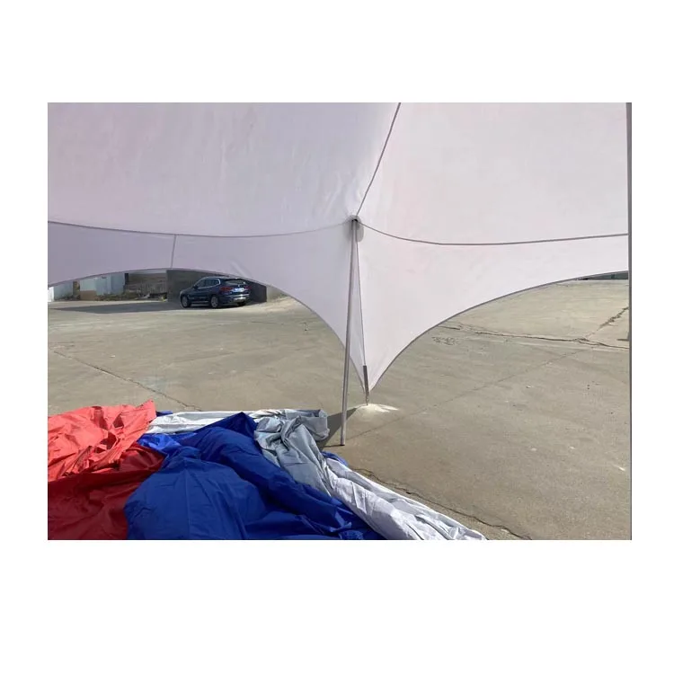 Customized size outdoor PVC vinyl tarpaulin 6m x 6m marquee capri tent for sale