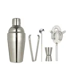 Shakers Cocktail Cocktail Shakers Factory Direct Stainless Steel Stand Bar Tool Shakers Cocktail Drink Mixer Set
