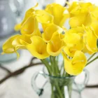 For Party Table Decors Artificial Latex Calla Lily Flowers For Home Wedding Party Office Table Decors