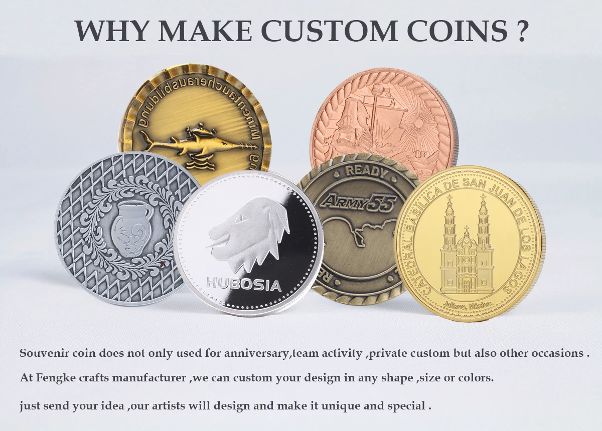 Wholesale Challenge Coin Manufacturer Gold Plating Soft Enamel Custom High Quality Blank Coins supplier