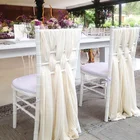 Sashes Sashes For Chair Wedding Chair Covers Chiffon Organza Chair Sashes For Party Decoration